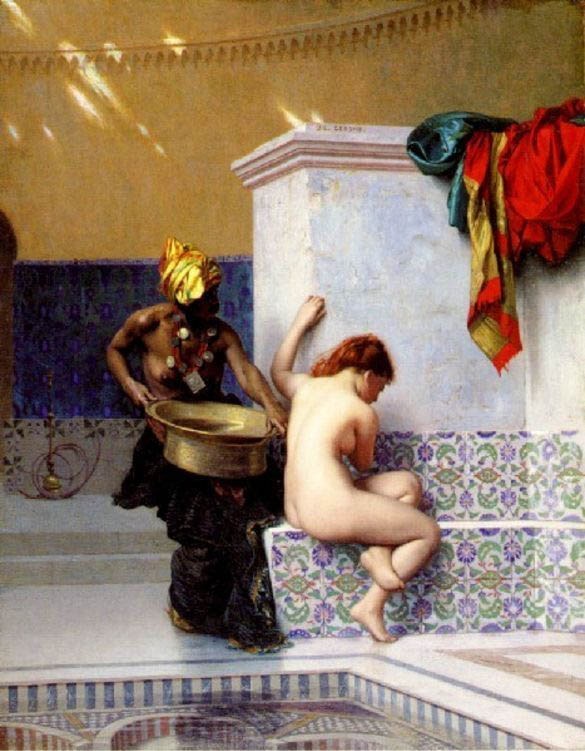 Jean-Leon Gerome Turkish Bath Or Moorish Bath Two Women